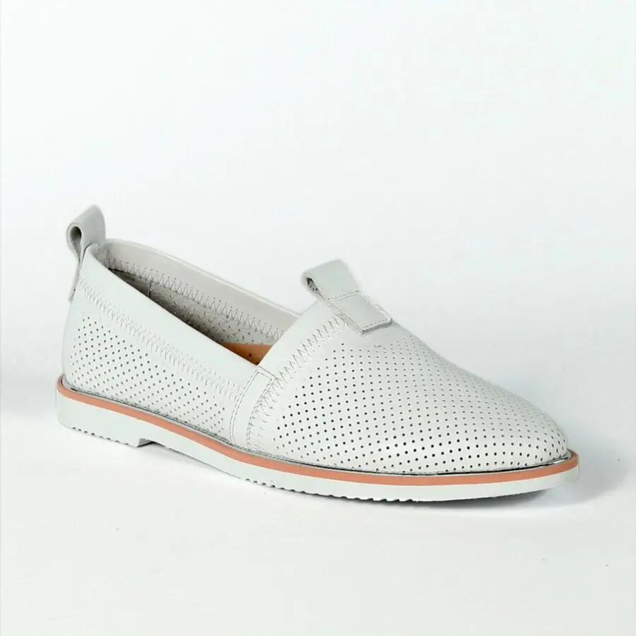 preço Mulheres Genuínas Sapatos De Couro Mulheres Sapatos Vital Arman Laser Cut & Flats Loafers Женская обувь נעלי נשים