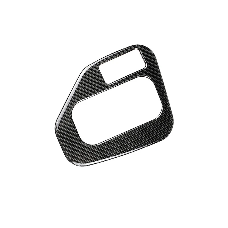 

1pc Black Car Instrument Panel Fiber Gear Shift Knob Panel Sticker Trim Fit For 5 Series (E39) 1995-2003 Left Hand Driving