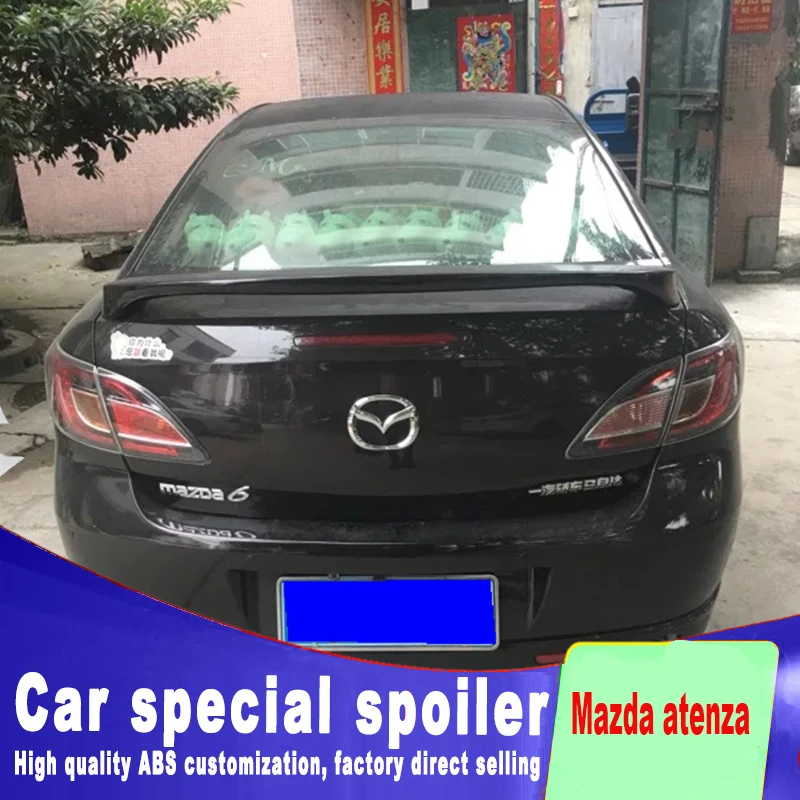 Праймер Atenza для Mazda 6 2009 2013 материал АБС высококачественный задний спойлер wings