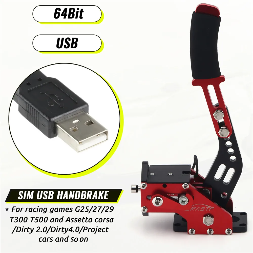 64bit USB Brake System Handbrake For Rally For Logitech G29/G27