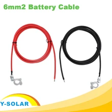 1 м 2 3 черный и красный кабель для аккумулятора 6 мм2 набор