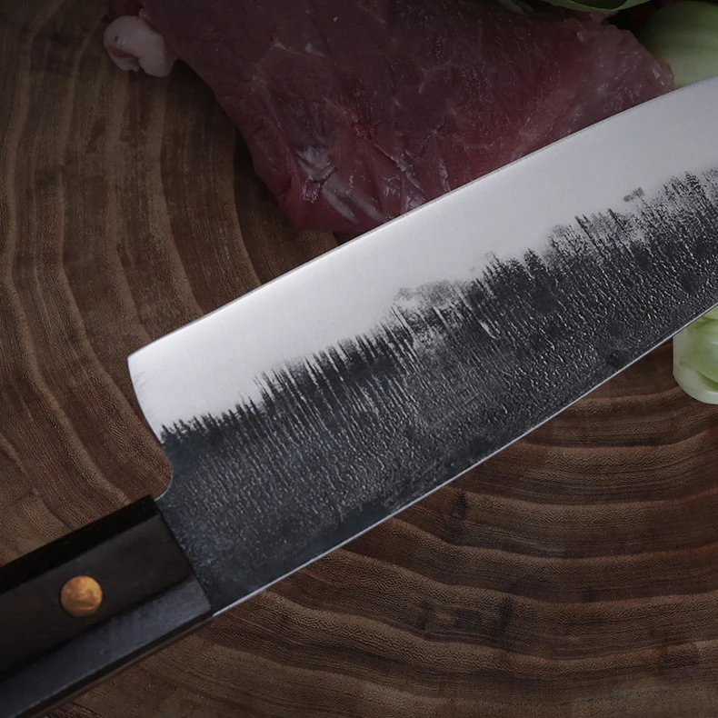 YAMY и CK Тан Нож для тонкой нарезки японский нож резки Santoku Western шеф-повара Кухня