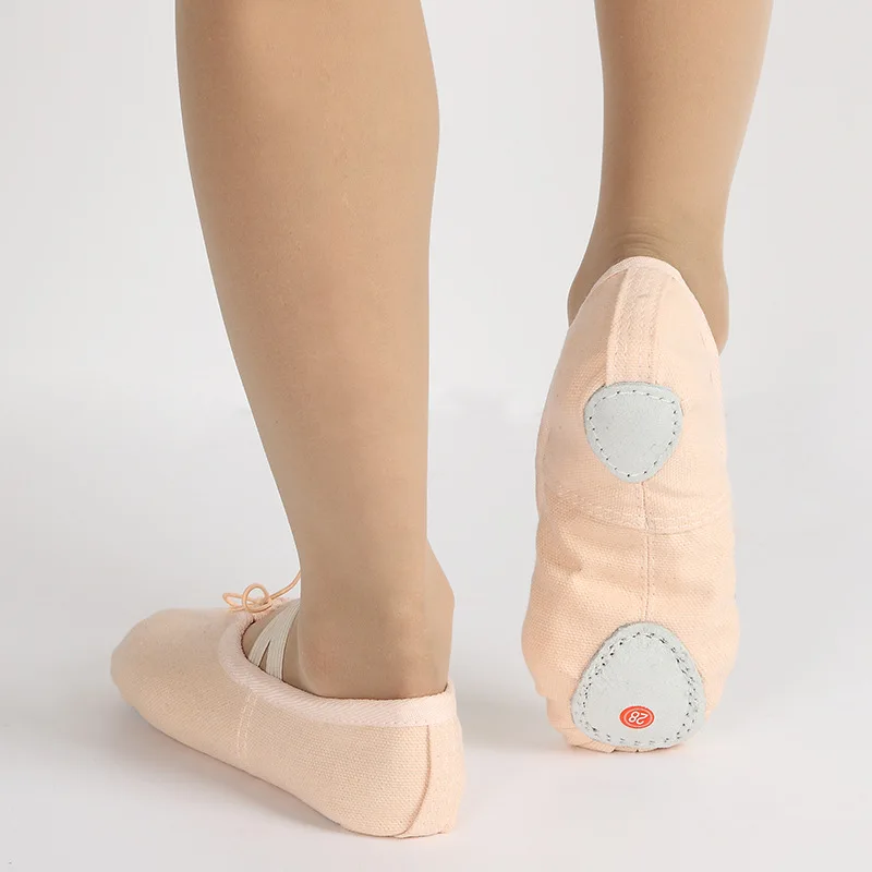 Балет Танец танцор обувь Профессиональная парусиновая Йога балетная для детей