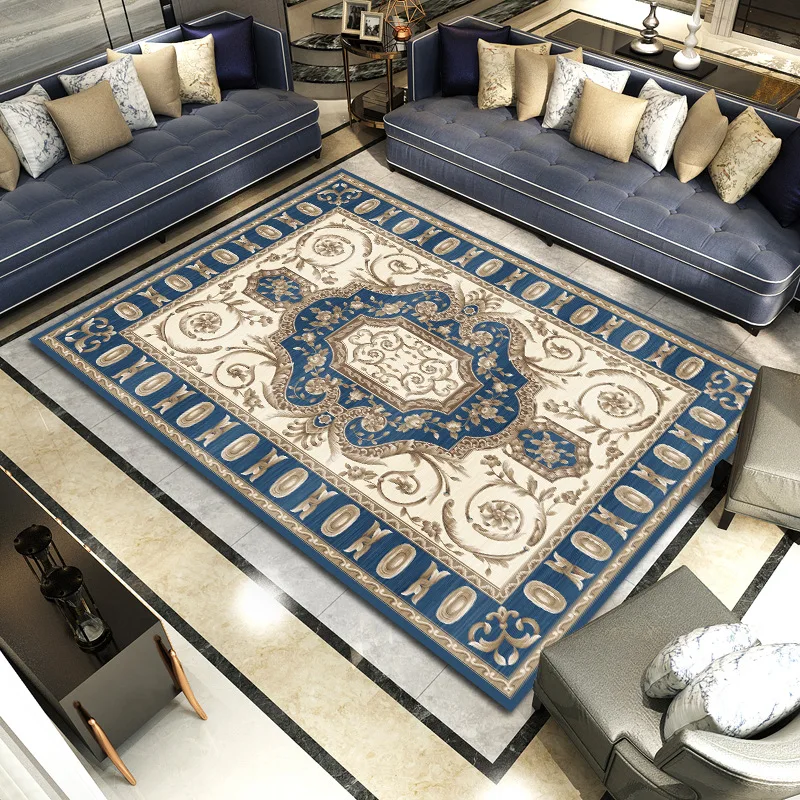 

New Luxurious Persian Style Carpets For Living Room Bedroom Rugs And Carpet Classic Turkey Study Floor Mat Coffee Table Area Rug