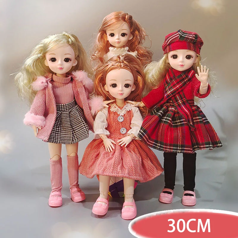 

30cm Movable Joint Princess Dress Up Doll Boxed Girl and Child Toy Birthday Gift
