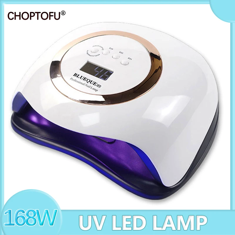 Новая УФ-лампа для ногтей BQV1 мощностью 168 Вт светодиодсветодиодный лампа быстрой