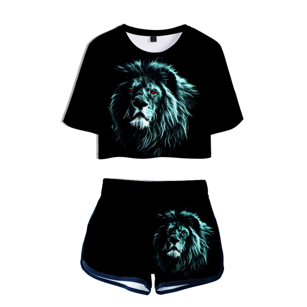 2019The lion king комплект из двух предметов Летняя Сексуальная хлопковая Футболка с