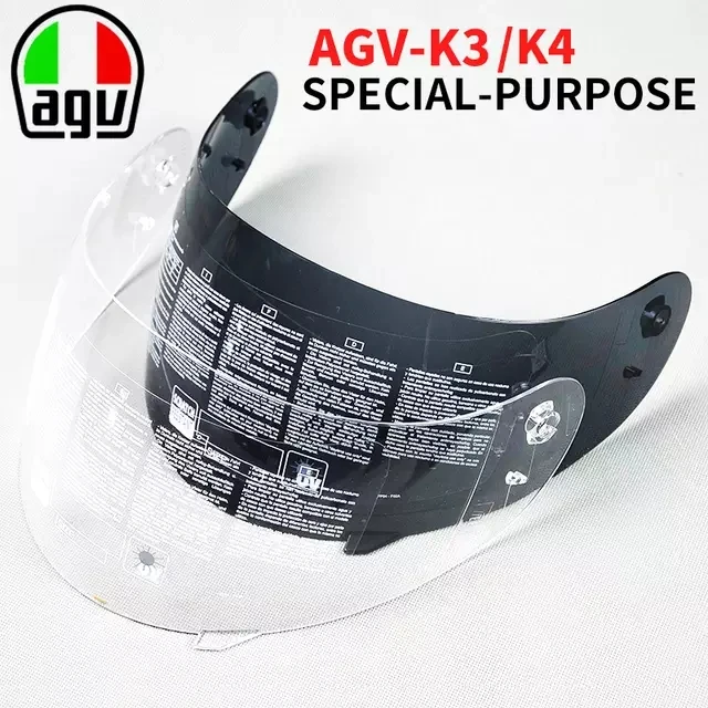 AGV объектив мотоциклетный шлем козырек Объектив Полный лицевой щит чехол для AGV K3 K4 EVO Маска щит черный и прозрачный
