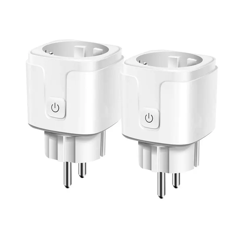 2 pack Умная Wi-Fi розетка с дистанционным голосовым управлением, Беспроводная розетка, Функция синхронизации, совместимая с Google Home/Amazon Alexa/IFTTT - Тип: 2 pack