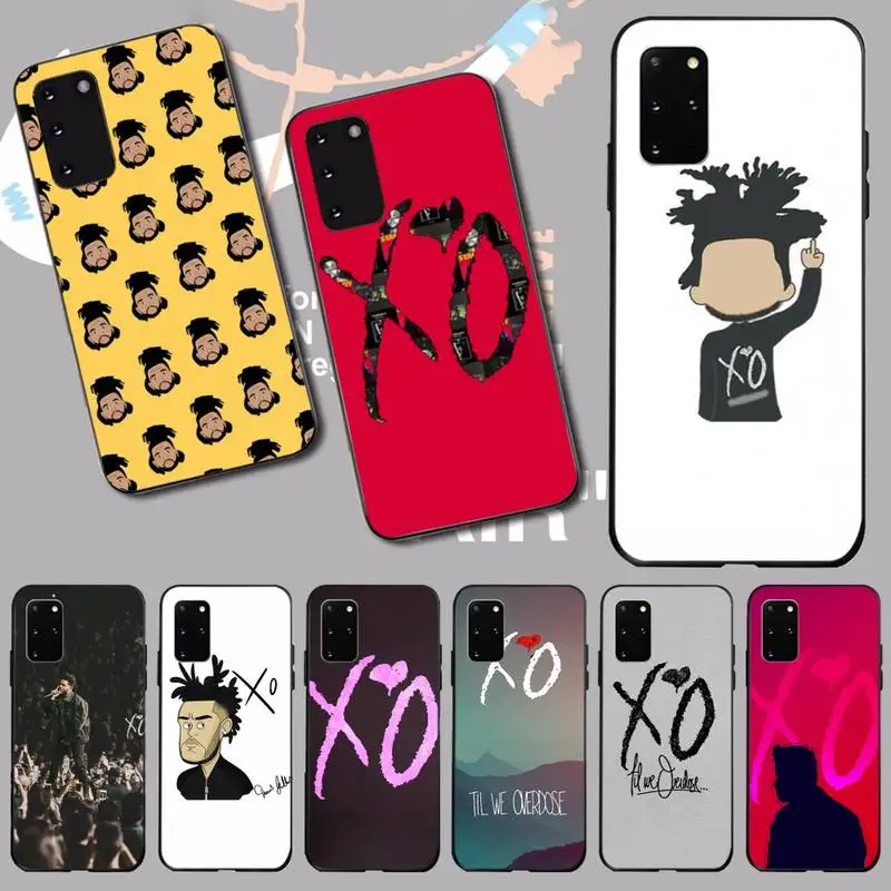 Мягкий чехол для телефона PENGHUWAN The Weeknd xo с индивидуальным фото Samsung S20 plus Ultra S6 S7 edge S8
