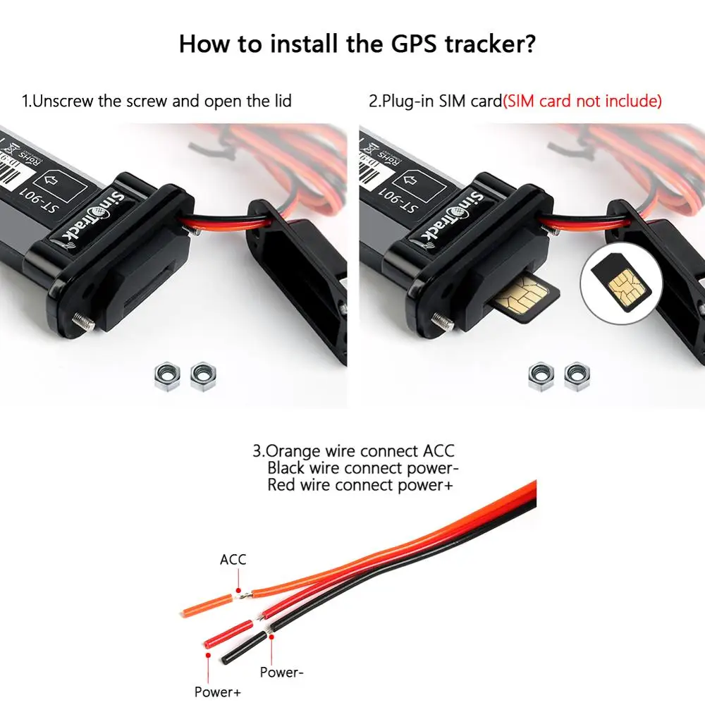 3G WCDMA Mini Tracker Waterproof Builtin Battery GPS ST 901 для автомобиля gps устройства мотоцикла с