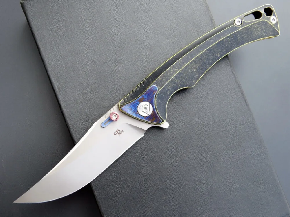 CH-Emperor карманный нож Jack knife S35VN лезвие титановый сплав Ручка Охотничий Тактический нож Фруктовый походный Нож EDC инструменты