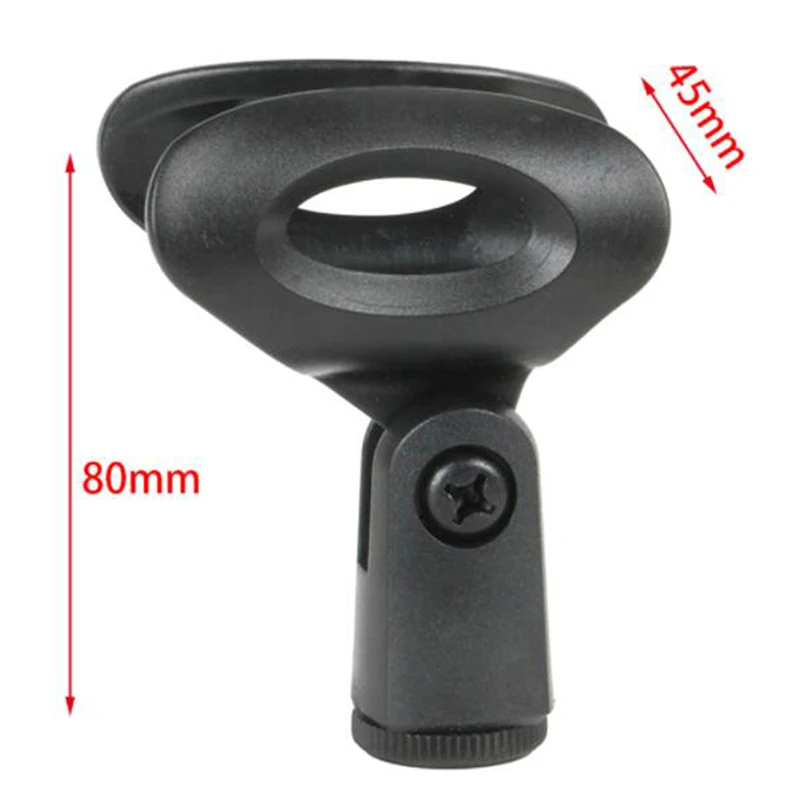 

Multifunction Practical Portable Black Microphone Holder Universal Stage Clip Stand Adjustable Newest