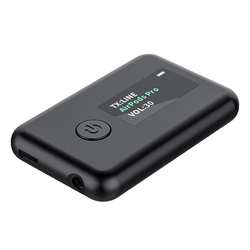 

Bluetooth 5,0 аудио передатчик приемник OLED дисплей 3,5 мм AUX разъем RCA беспроводной адаптер для ТВ автомобиля ПК наушников