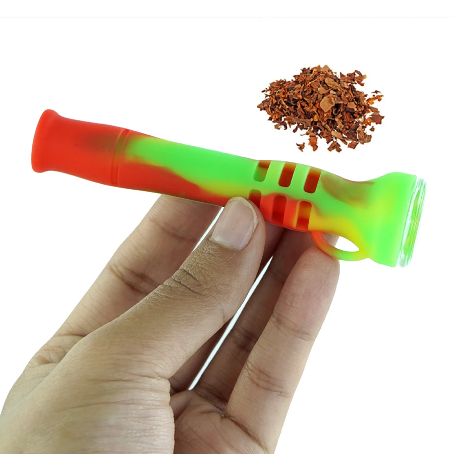 

Pipe Creative Design Pipe Glass Pipe Silicone Cute Cartoon Pipe Weed Accessories Pipes Smoking Grass Lighter Hand Smoking Pipes