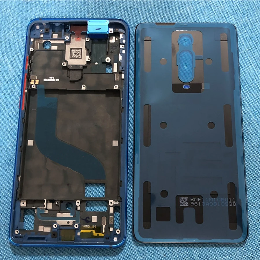 Для Xiao mi Red mi k20/K20 Pro/mi 9t Крышка батарейного отсека+ mi ddle frame Передняя рамка; Лицевая панель Корпус