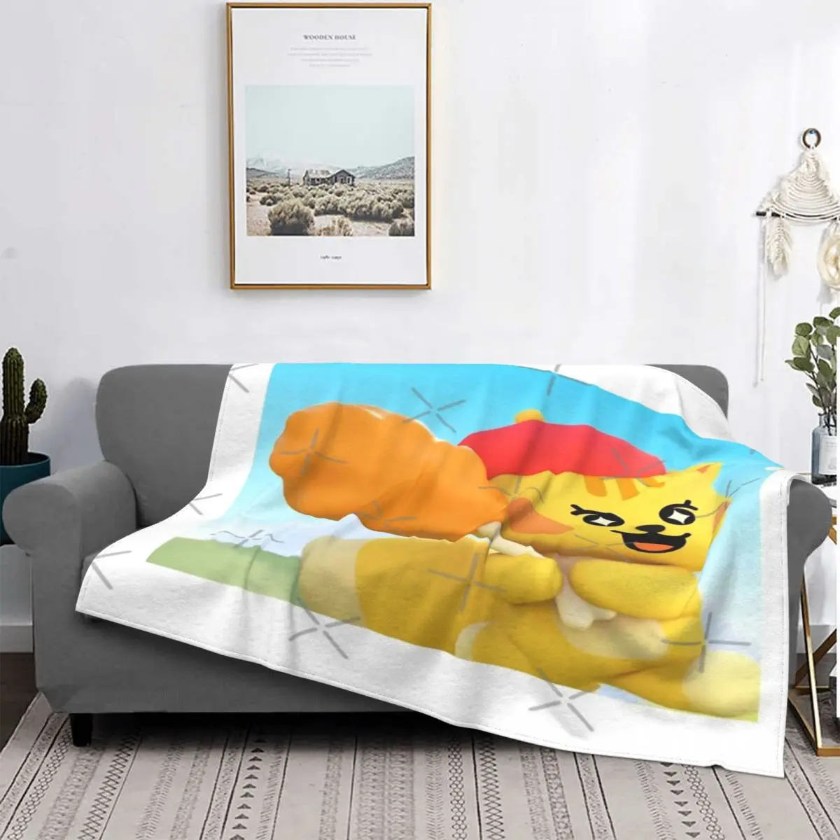 

Nizoo-colcha a cuadros para cama, manta de lana 150, alfombra de oración islámica, 3 unidades