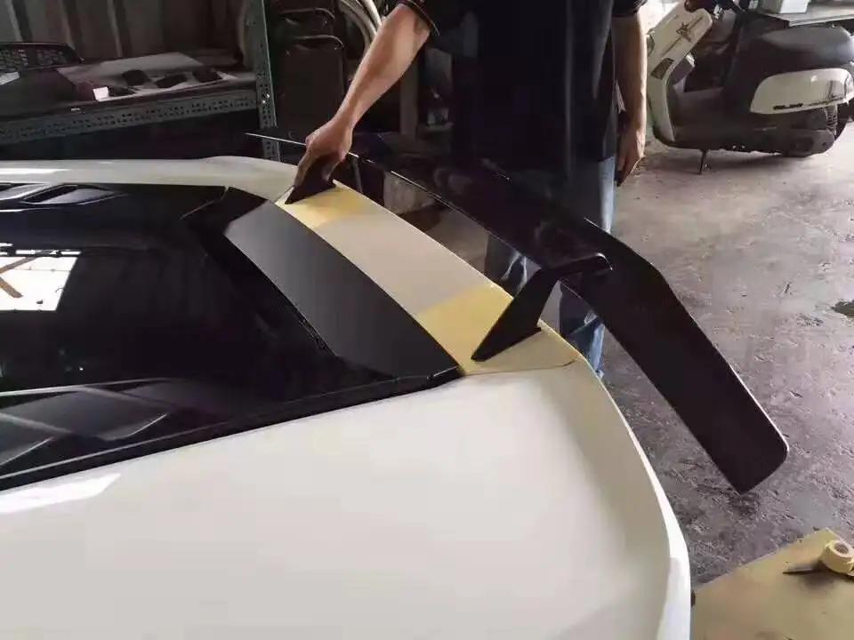 Заднее крыло автомобиля JINGHANG из углеродного волокна для Lamborghini Huracan LP580 LP610 2014 2015
