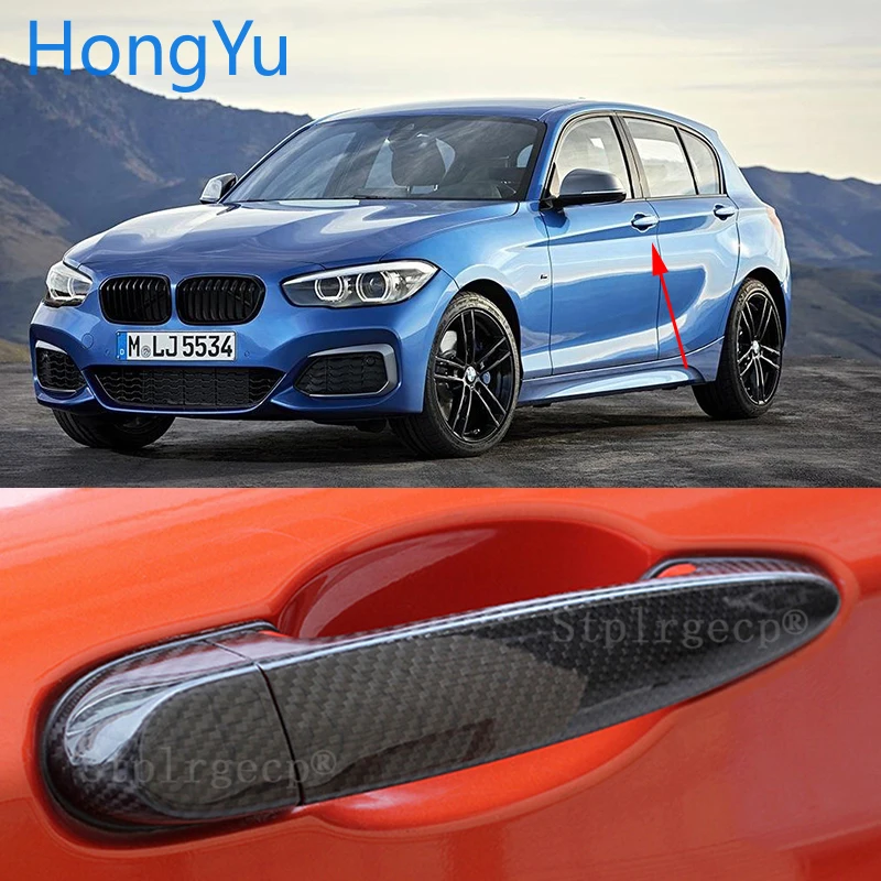 for BMW 1 series E82 E87 F20 F21 M140i M135i 2007 - 2019 100% real carbon fiber Auto outer door handle cover