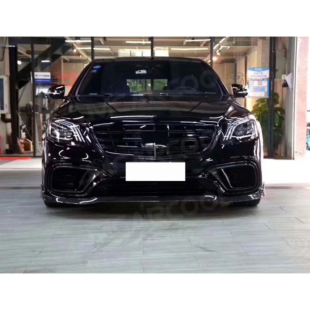 Передний спойлер FRP боковые юбки фартуки задний диффузор из стекловолокна