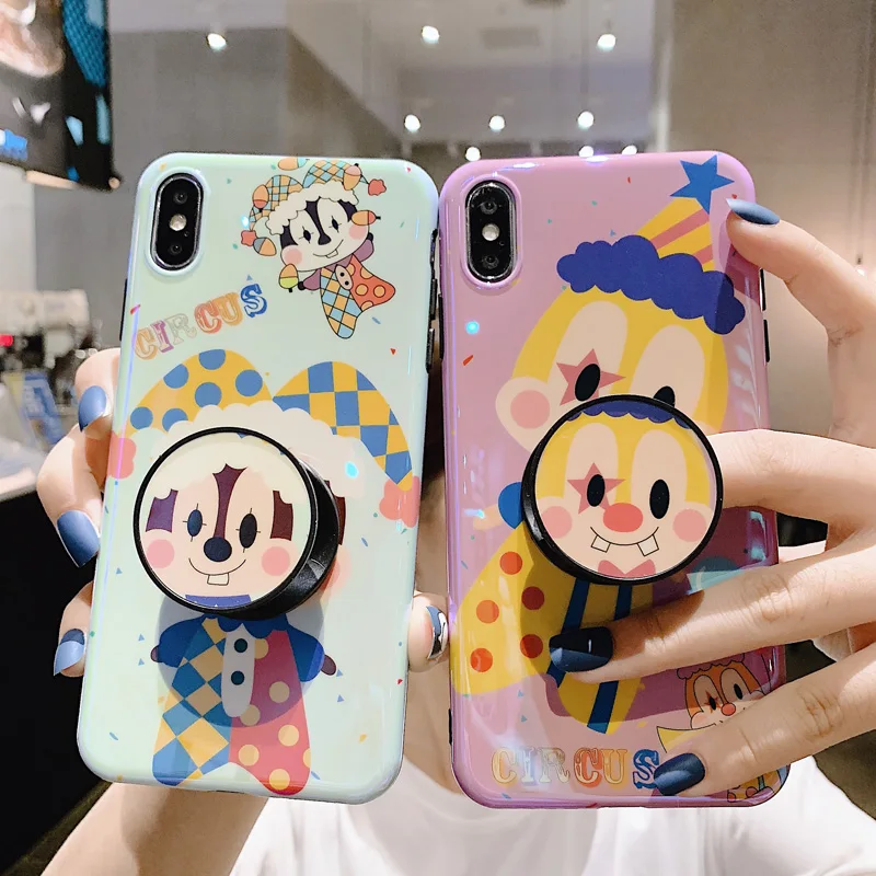 Для iphone XS max милый цирк чехол ромашка Дейл покрытие чипа для 8plus 8 X XR 6 6s p 7 7P blue ray