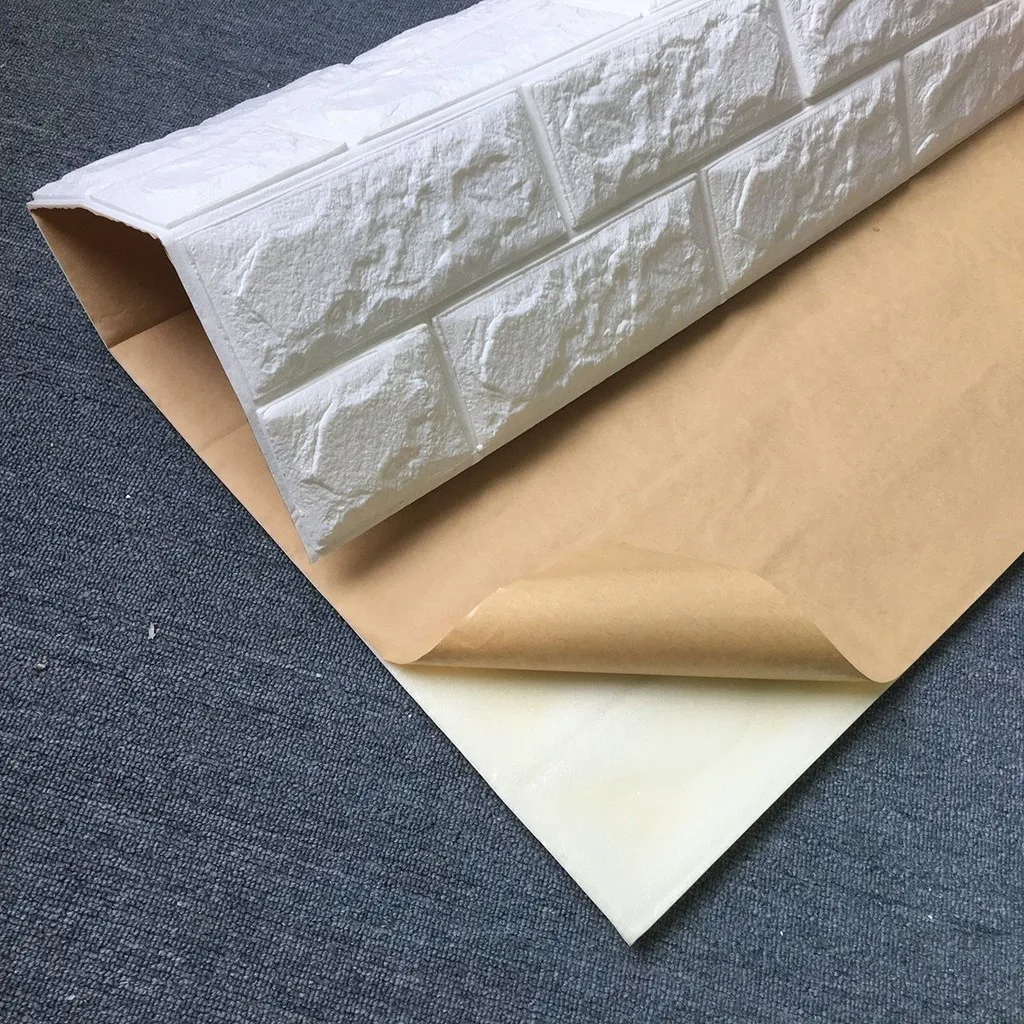 

3D Brick Pattern Wallpaper Bedroom Living Room Modern Wall Sticker Waterproof