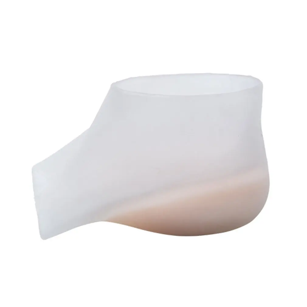 

Foot Heel Protector Increase Silicone Half Insole Insert Invisible Heightening Pad Anti-crack Unisex Feet Care