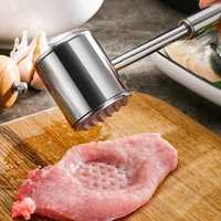 stainless steel meat loosening hammer kitchen gadgets round meat hammer pig steak hammer meat tenderizer minced meat hammer