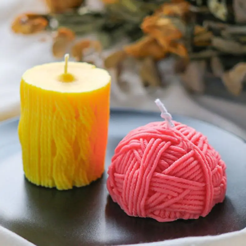 

3D Silicone Aroma Candle Mold Candle Gypsum Clay Making DIY Cake Chocolate Decor