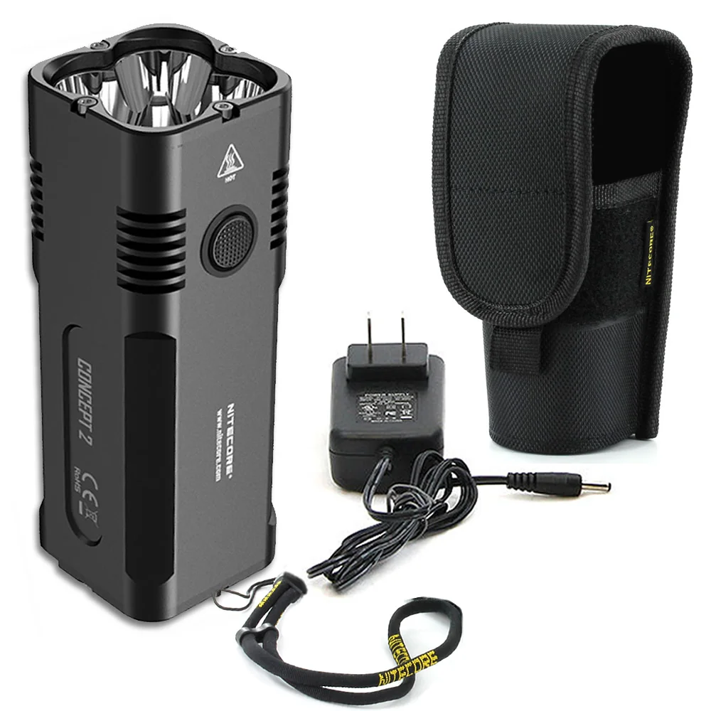 Оптовая продажа прожектор Nitecore C2 6500 люмен концепция 2 перезаряжаемый фонарик 4x CREE