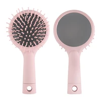 double sided with mirror bluezoo male lady candy color matte abs air cushion massage comb comb