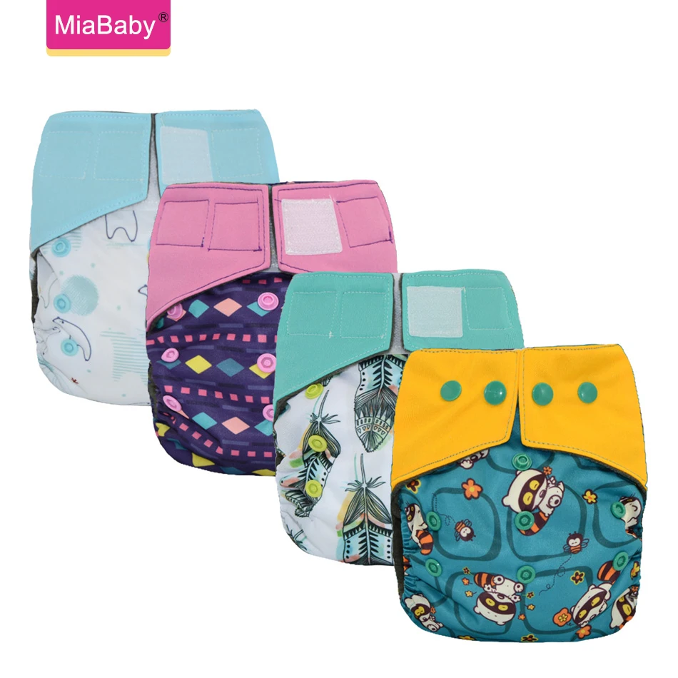 MIABABY-pa&ntilde;ales de tela para beb&eacute;, ropa interior de bamb&uacute; de carb&oacute;n vegetal, alta absorbente pero no voluminosa, se adapta a beb&eacute;s de 3-15kg, OS actualizado por la noche AI2-0