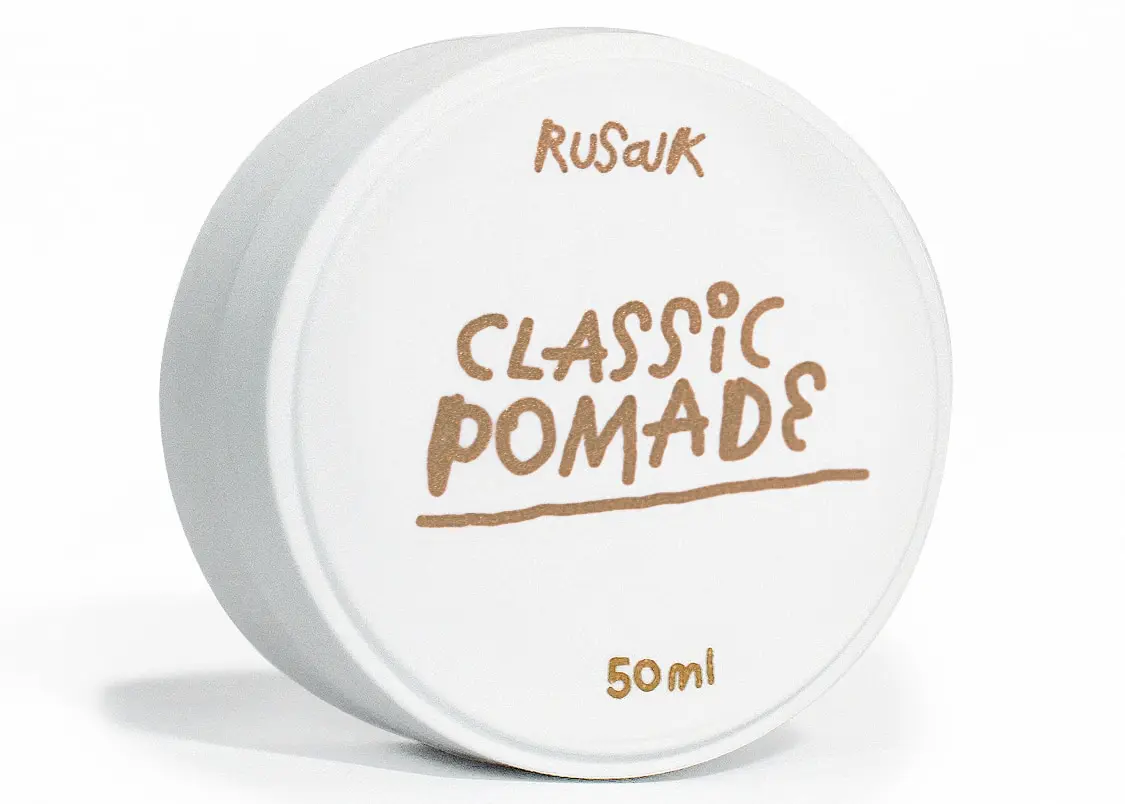 RUSAK. Помада для волос &quotClassic Pomade&quot сильной фиксации помада на водной