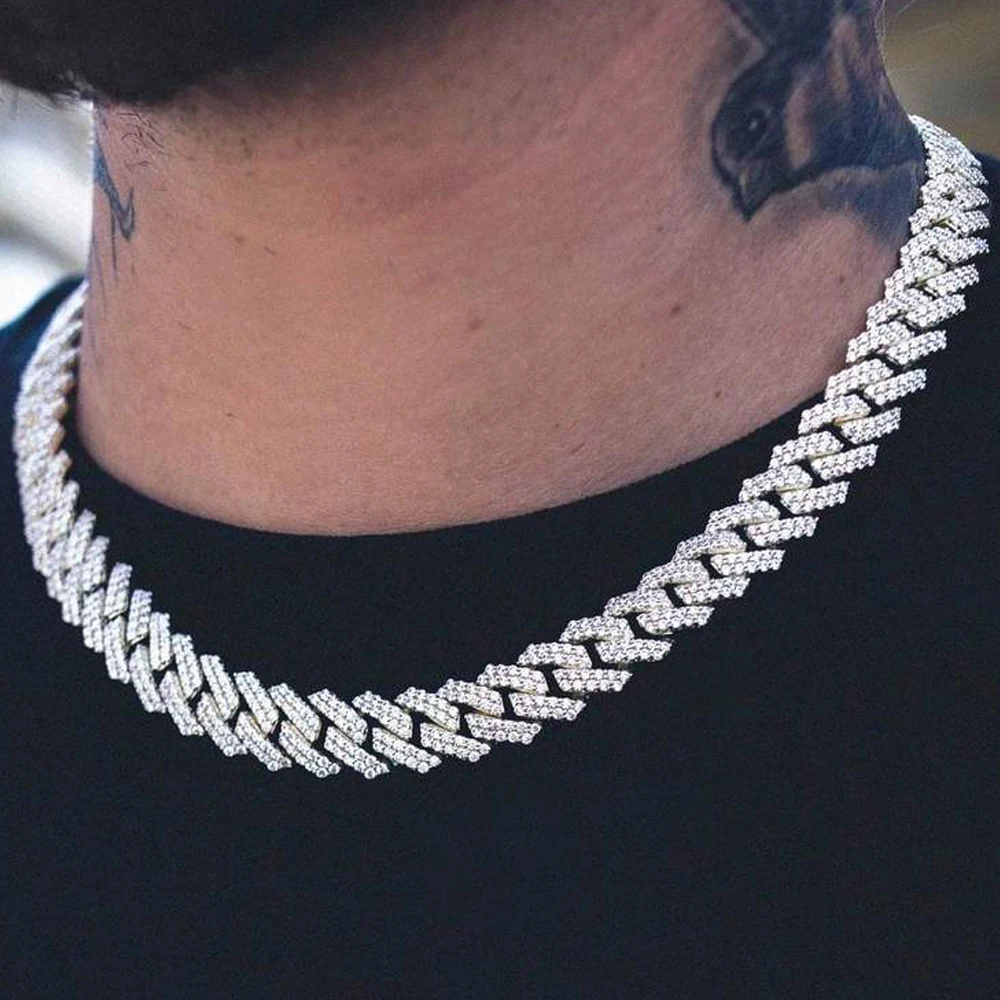 Мужские цепочки в стиле хип-хоп со льдом и украшением, ожерелье s pave setting AAA Zircon, высокое качество, женские цепочки, ожерелье в стиле хип-хоп, ювелирные изделия, роскошный подарок