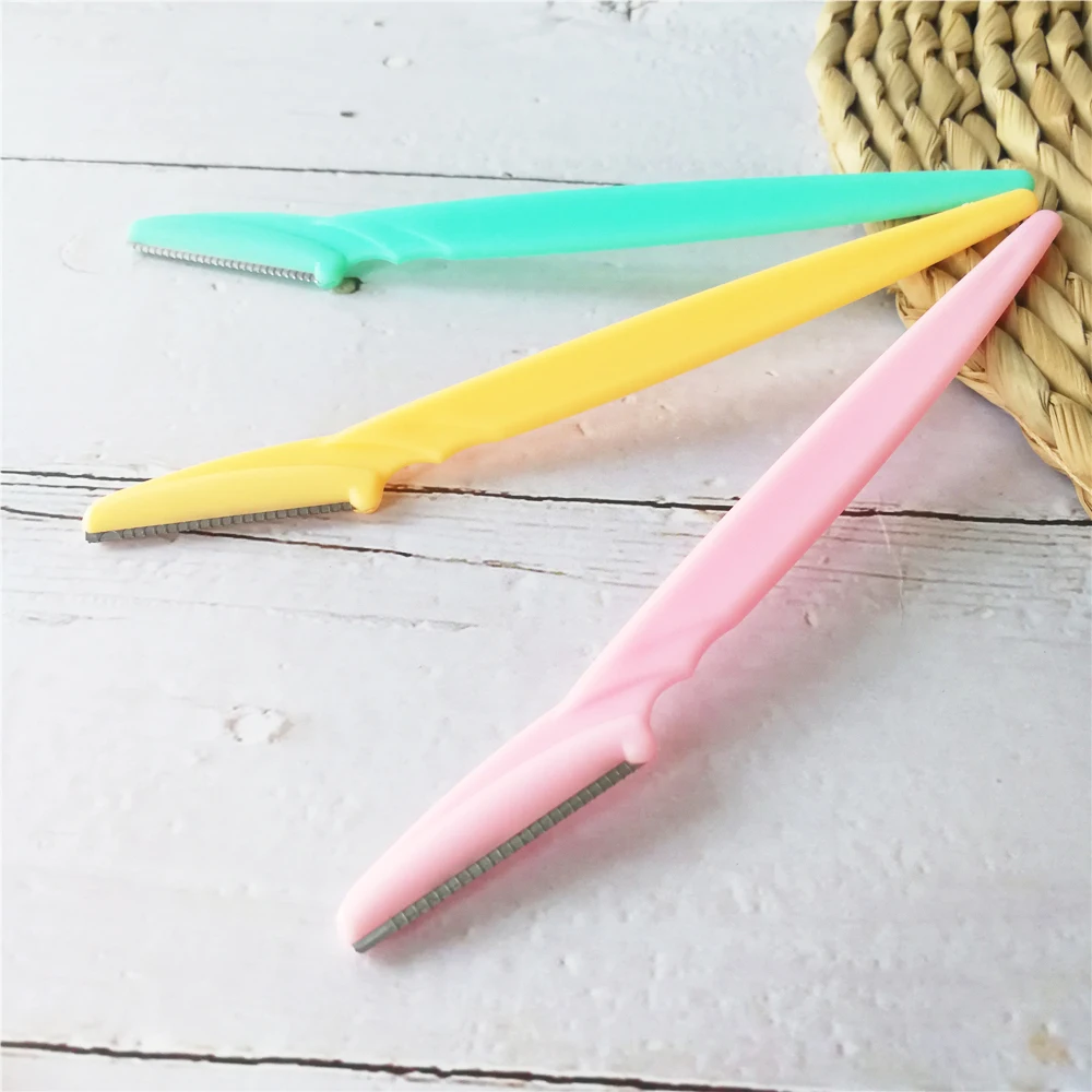 3 шт./компл. Женская бритва для бровей средство удаления волос на лице триммер нож