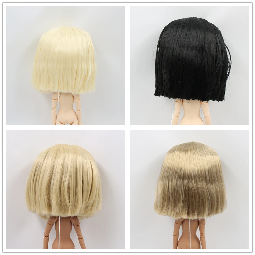 Blyth кукла ледяной парик rbl головы и купол короткие волосы для DIY пользовательские куклы аксессуары игрушки