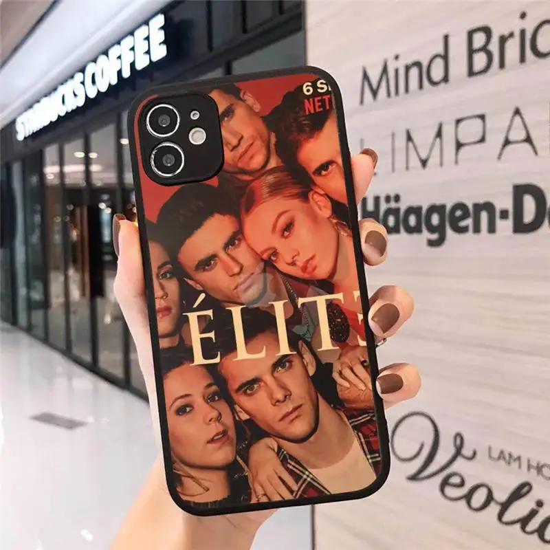 

Spanish TV series Elite Horror Thriller Phone Cases Matte Transparent for iPhone 7 8 11 12 s mini pro X XS XR MAX Plus cover