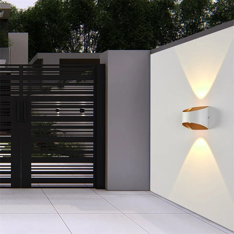 AOSONG водостойкие настенные светильники современные наружные бра для патио 220 В 110