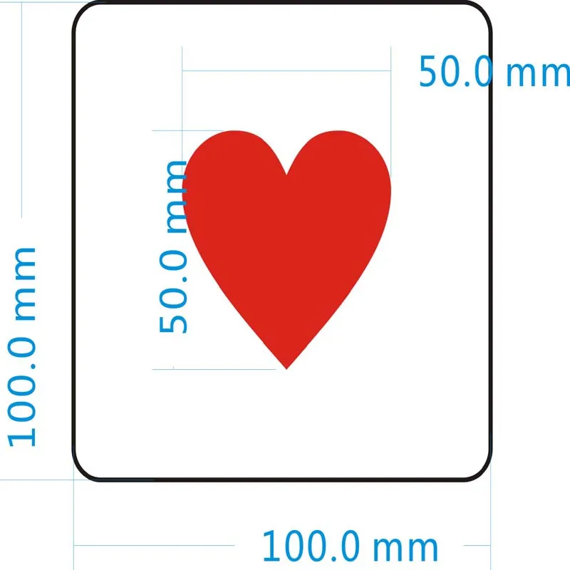 Стальное правило деревянный простой в форме сердца резки | Дом и сад