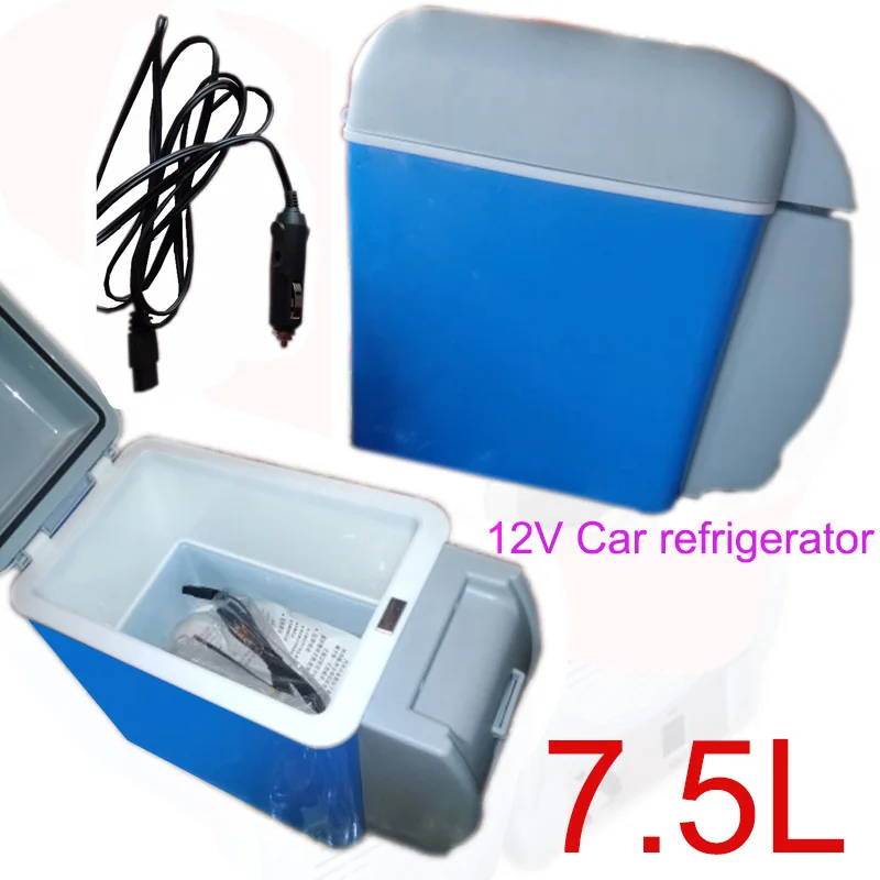 Многофункциональный портативный мини-холодильник 12 В мощность 7 5 л для