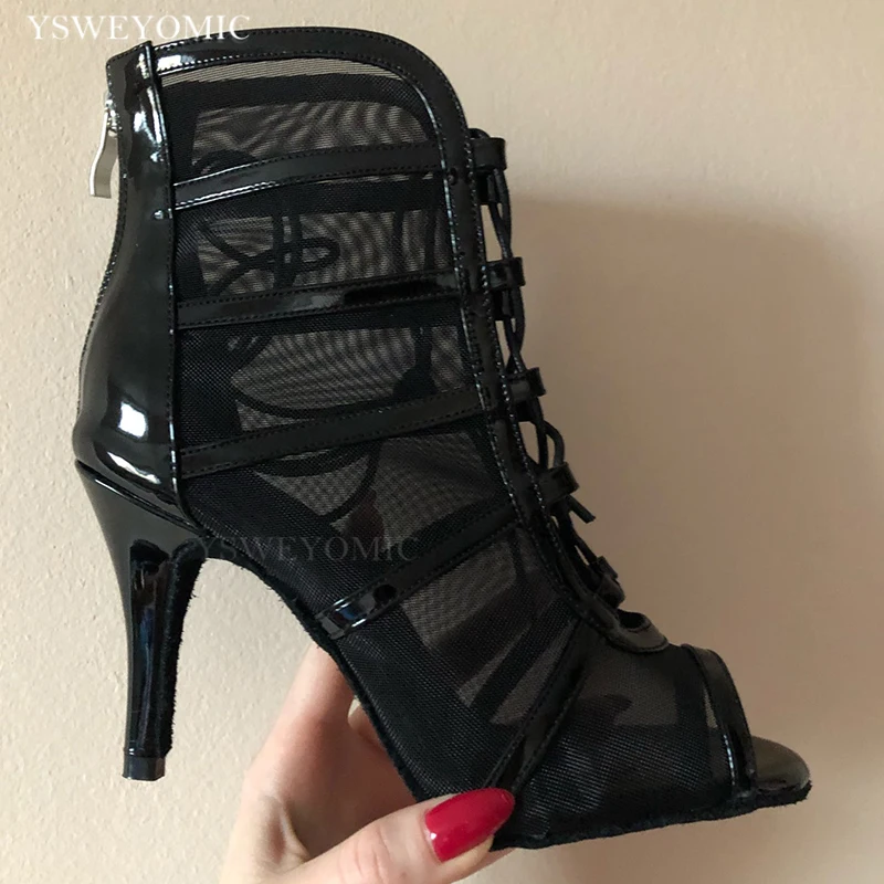 Пинетки женские из искусственной кожи 10 см для танцев джаза танго | Спорт и