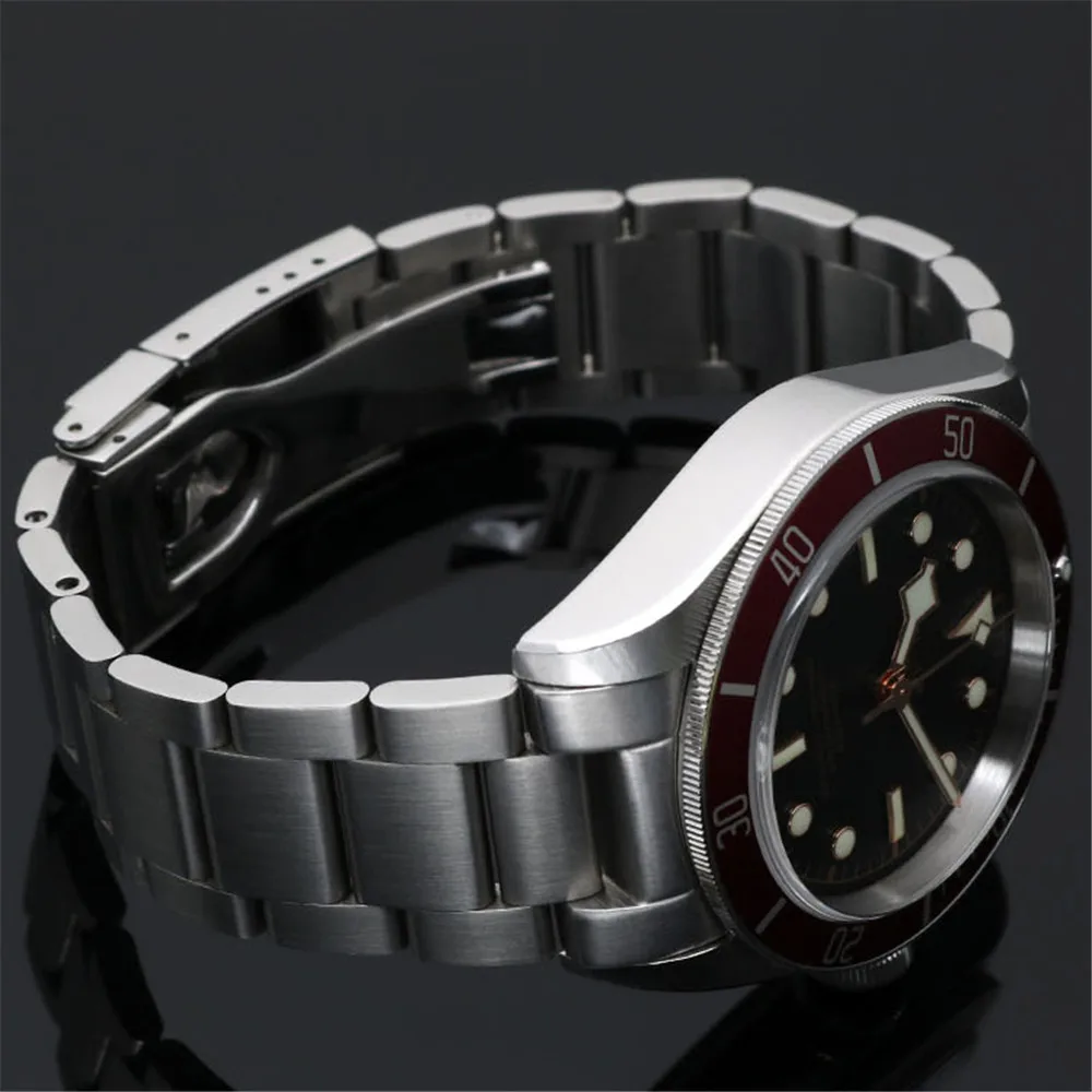 Ремешок из нержавеющей стали 22 мм для наручных часов Tudor Black Bay 79230 79730 Chrono Heritage, ремешок для часов, твердый металлический изогнутый наручный б... (art.: 3920b97ec9340) - 3920b97ec9340