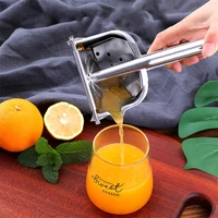 manual juicer 304 food grade stainless steel hand pressure juicer pomegranate orange lemon sugar cane juice fresh juice machine