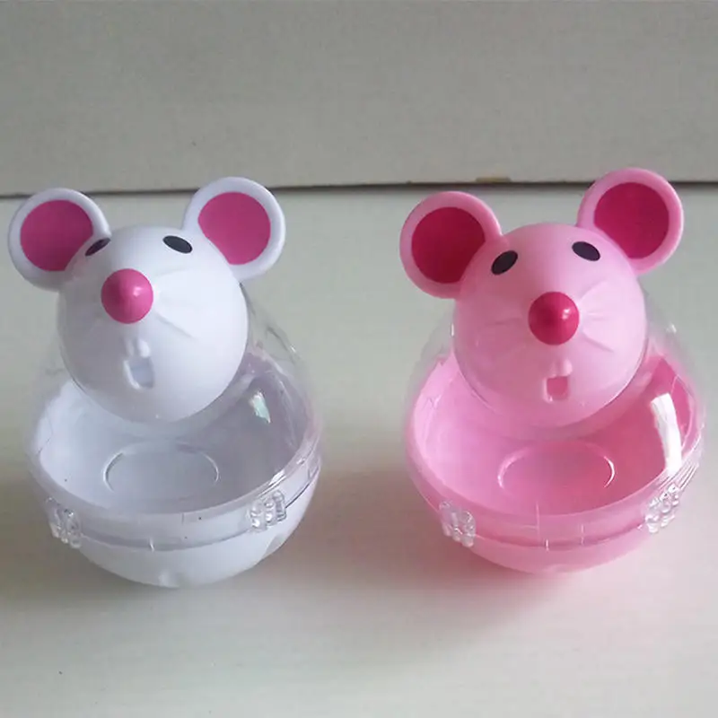 Кормушка для домашних животных кошек игрушка в форме мыши Забавный тумблер