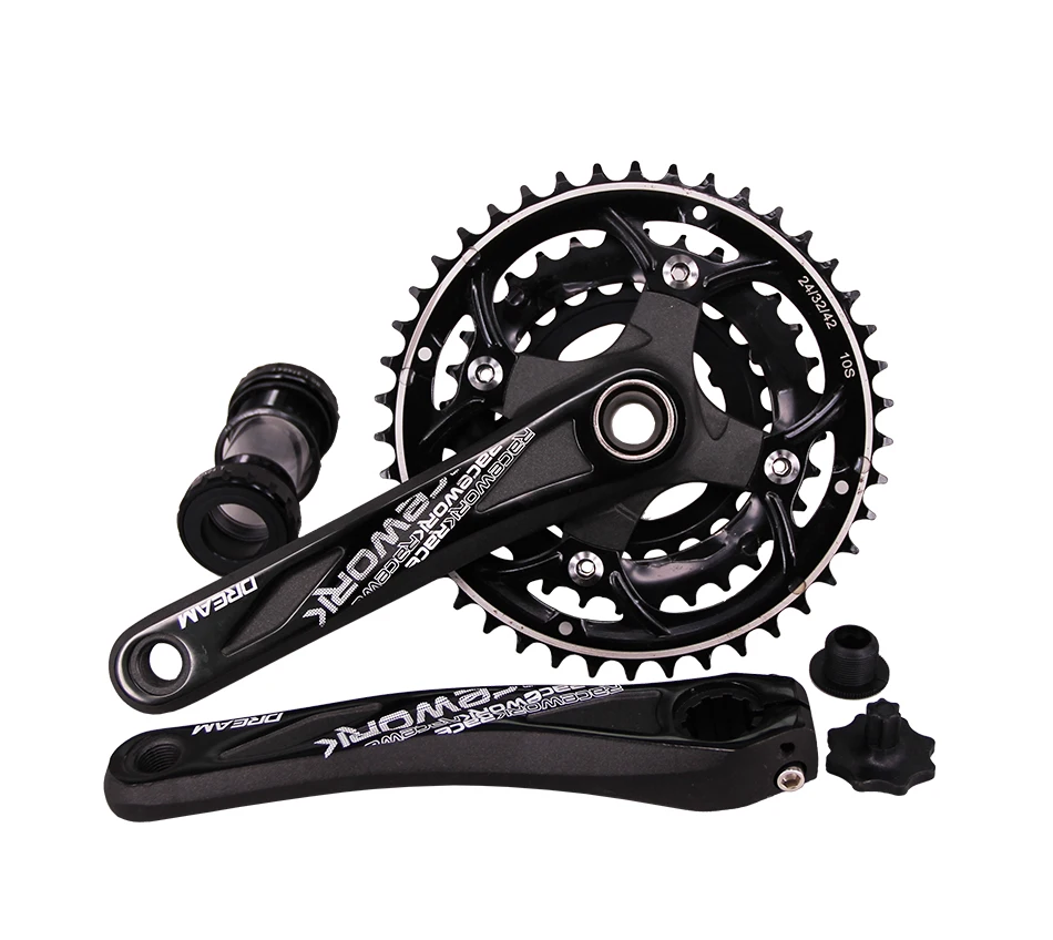 RACEWORK mtb Запчасти для велосипеда шатун mtb шатун для горного велосипеда шатун mtb carbono углеродистая сталь 170 42 т цепь колеса содержит ось
