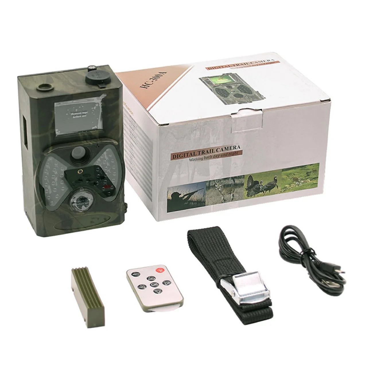 

Hunting Trail Camera HC300A 16MP Night Vision 1080P Video Wireless Wildlife Cameras Cams For Hunter Photos Trap Surveillance