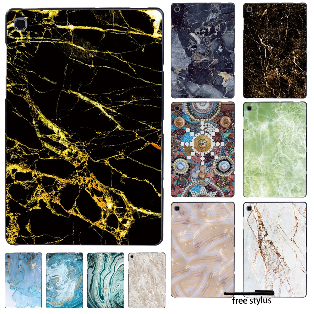 

Marble Hard Shell Tablet Case for Samsung Galaxy Tab A A6 10.1"/ Tab A 9.7 10.1 10.5 Inch/Tab E 9.6"T560 T561/Tab S5e 10.5"