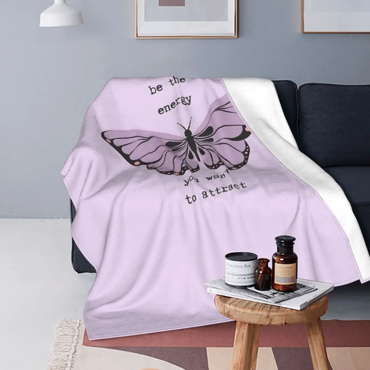 

Будьте энергией, вы хотите привлечь одеяло, покрывало на кровать, клетчатая кровать, искусственное пляжное двойное одеяло, одеяло для ребен...