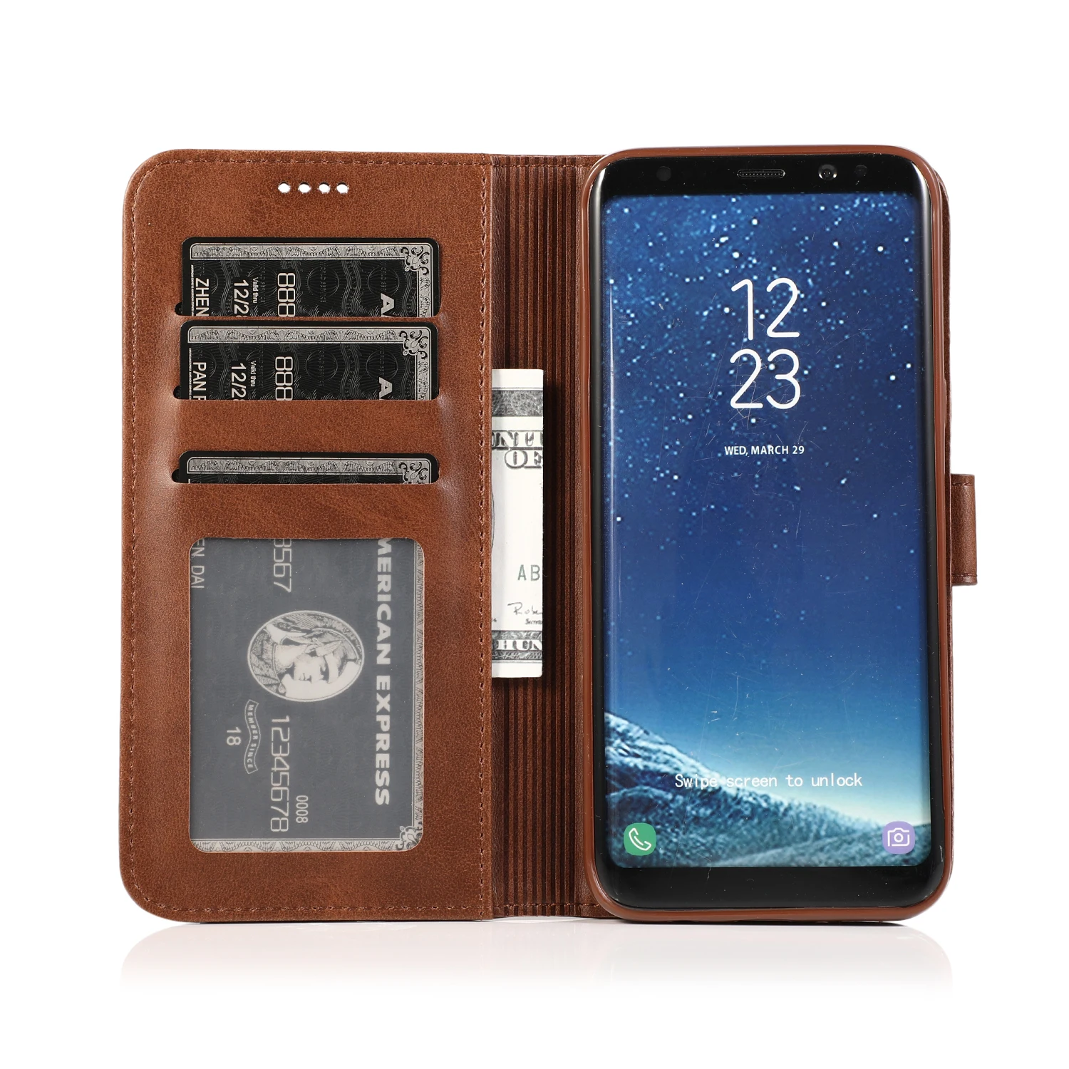 Флип кошелек ТПУ кожа мягкий чехол подходит для samsung Galaxy S10 Plus S10E S10 S9 Plus S9 S8 Plus S8 чехол