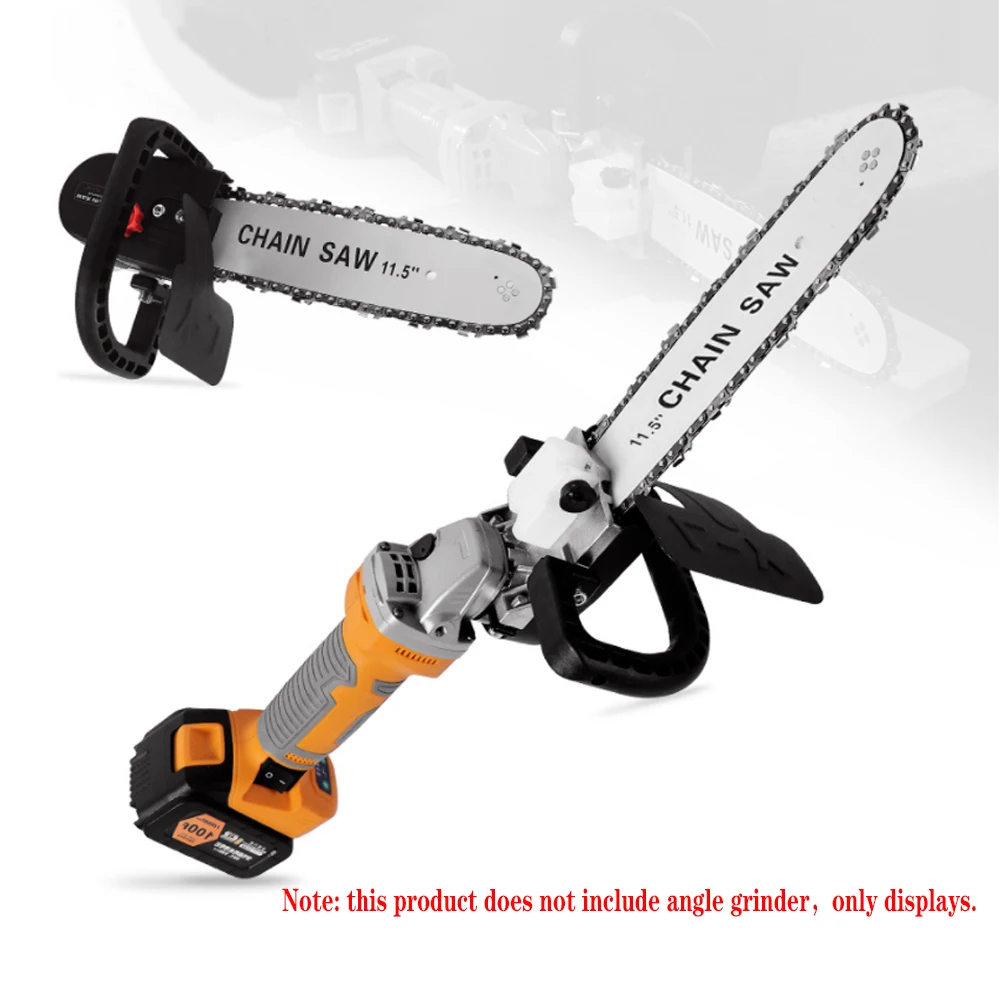 

11.5 Inch M10/M14/M16 Chainsaw Bracket Changed Upgrade Electric Saw Parts 100 115 125 150 Angle Grinder Into Chain Saw Mini Saw